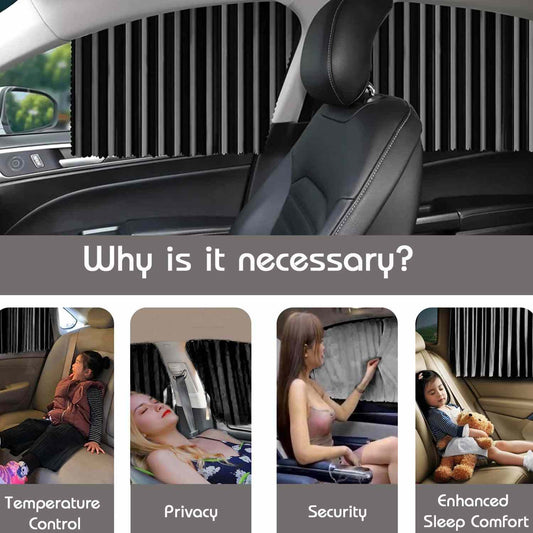 KRAZE™ Universal Fit Magnetic Heat & Sun Protection Curtains