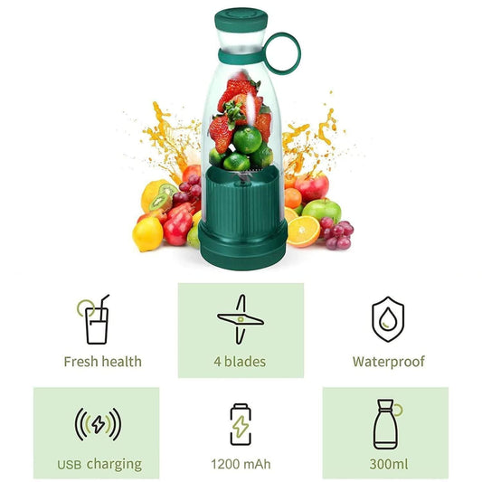 New BlendPro™ Travel Friendly Portable Mini Automatic Electric Juicer