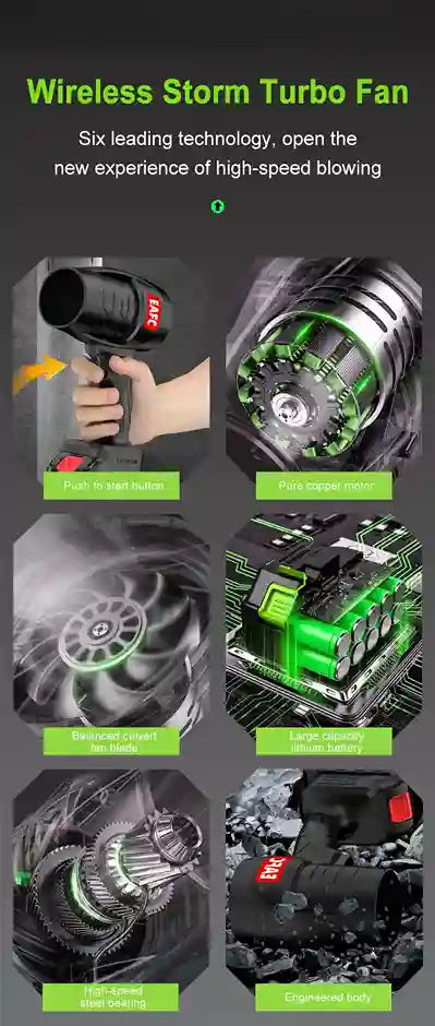 JetStrom™ Pro Powerful Portable Turbo Blower 2.0