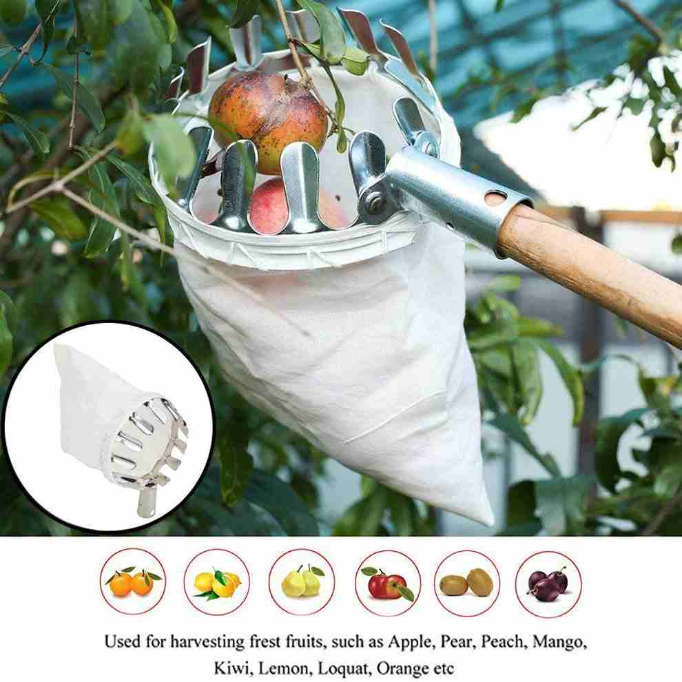 FruitPop™ 360 Fruit Picking Tool With Storage Bag