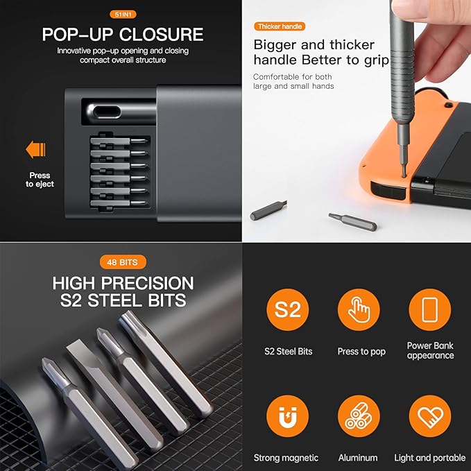 ToolTrek™ Pro 24 Pieces Precision Screwdriver Kit