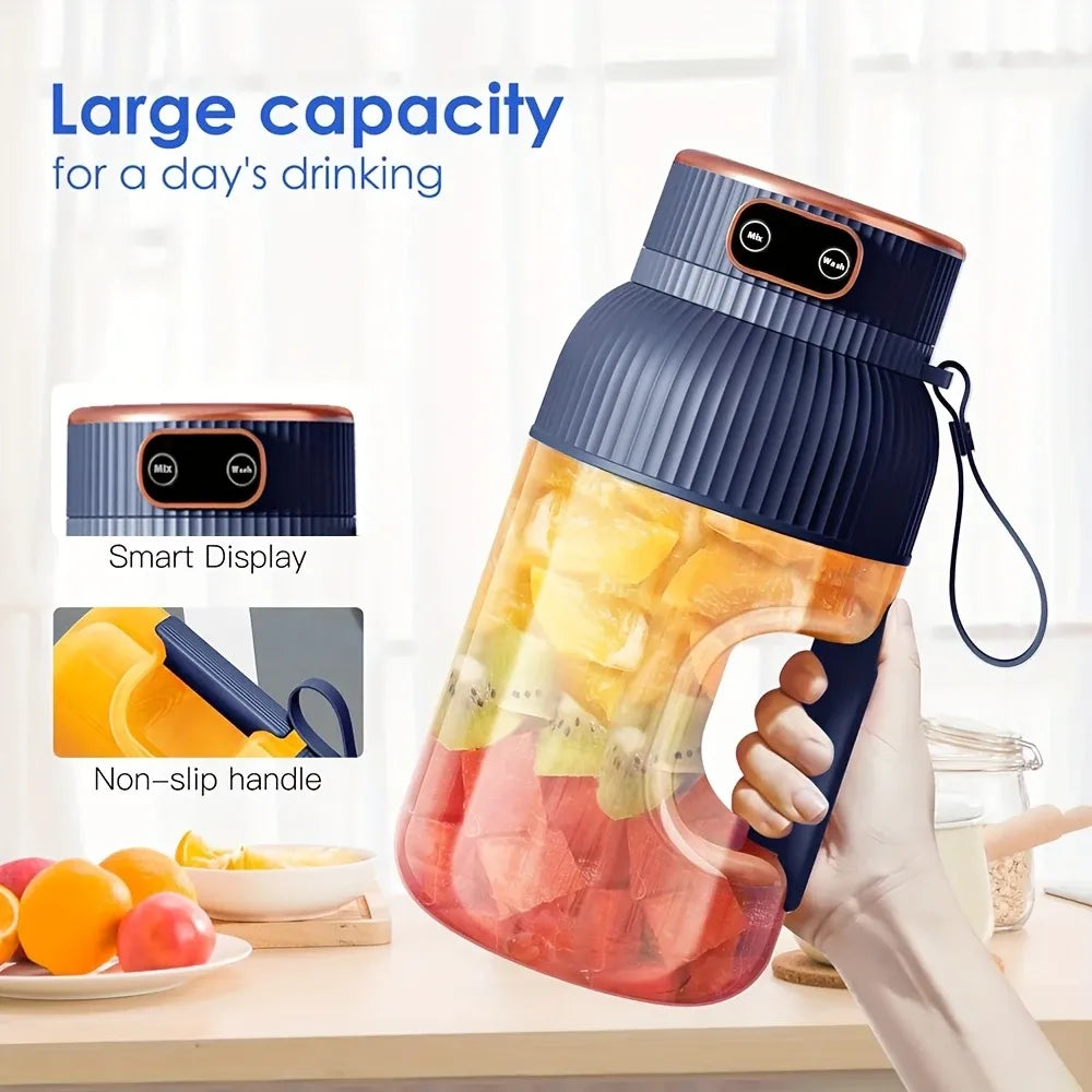 JUSIPβ’-2 IN 1 Advance |Electric Rechargeable Juicer+Inbuilt Bottle|Sipper