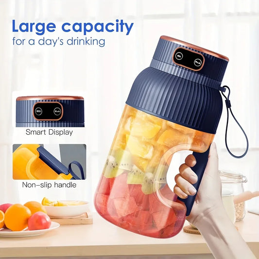 JUSIP™-2 IN 1 Advance |Electric Rechargeable Juicer+Inbuilt Bottle|Sipper