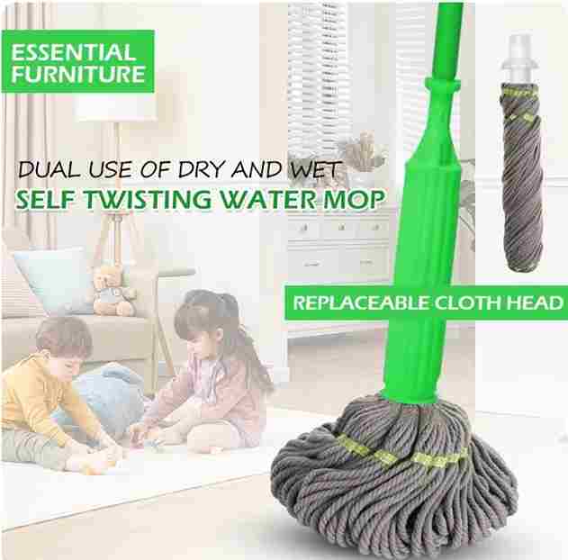 SuperMOP™ Bamboo Fiber & 360° Self Cleaning Dual Mop