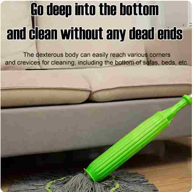 SuperMOP™ Bamboo Fiber & 360° Self Cleaning Dual Mop