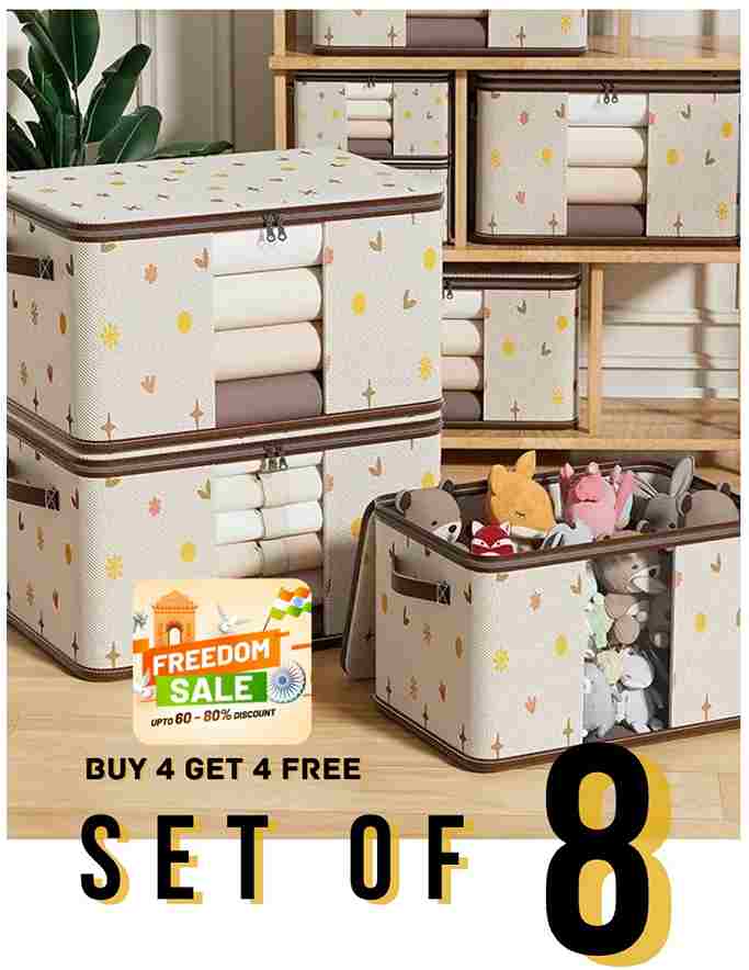 ClosetWell™ Premium Wardrobe - Organizer MultiStorage - Set of 8
