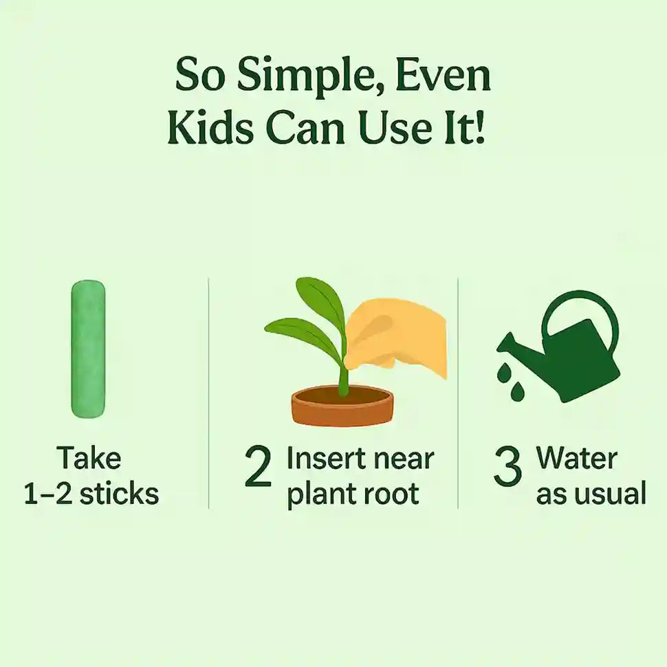BaganVala™ All Purpose Plant Grow Fertilizer (50 Sticks)