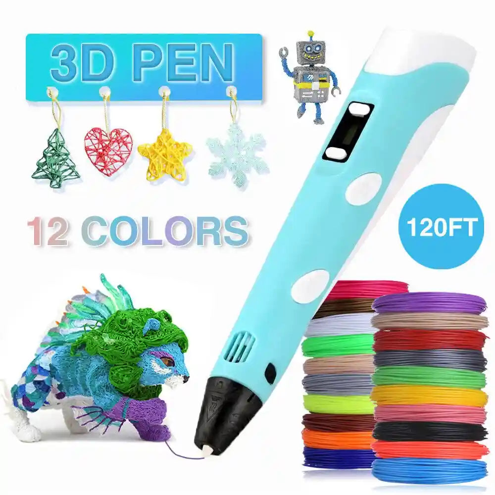 DoodleJoy™ 3D Printer Pen – Draw. Build. Play. Repeat!