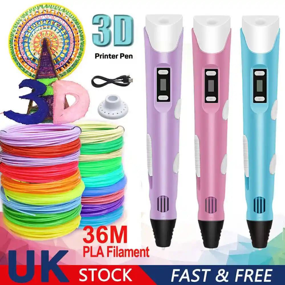 DoodleJoy™ 3D Printer Pen – Draw. Build. Play. Repeat!
