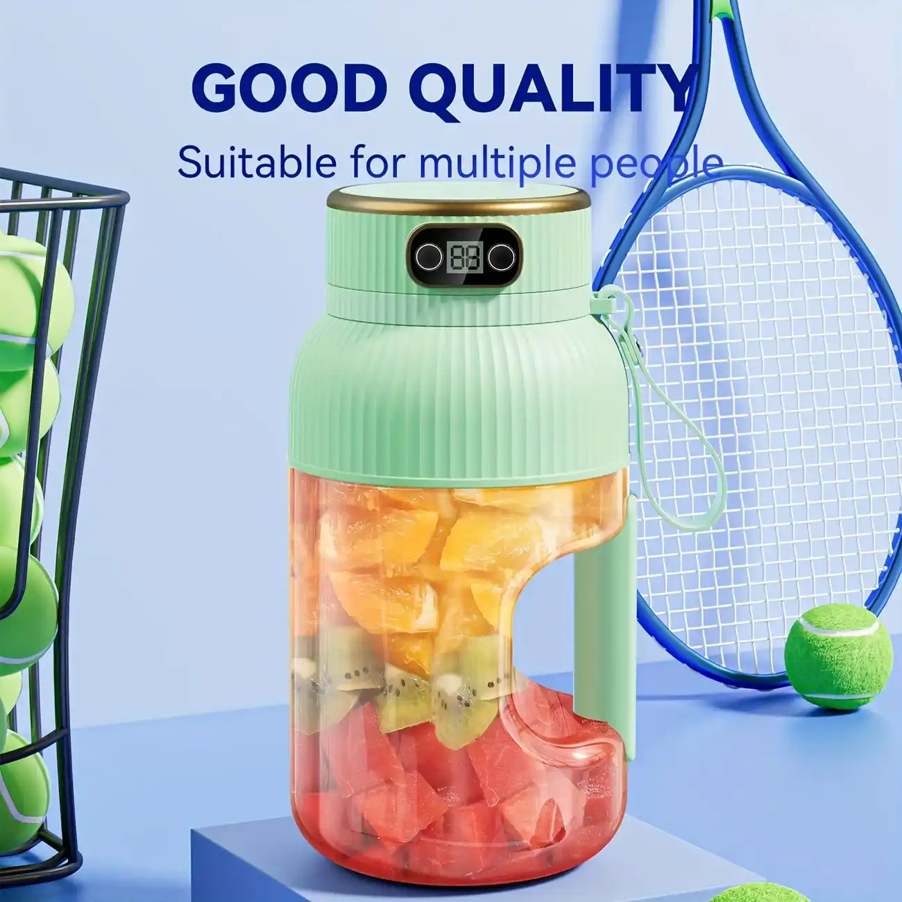 JUSIP™-2 IN 1 Advance |Electric Rechargeable Juicer+Inbuilt Bottle|Sipper