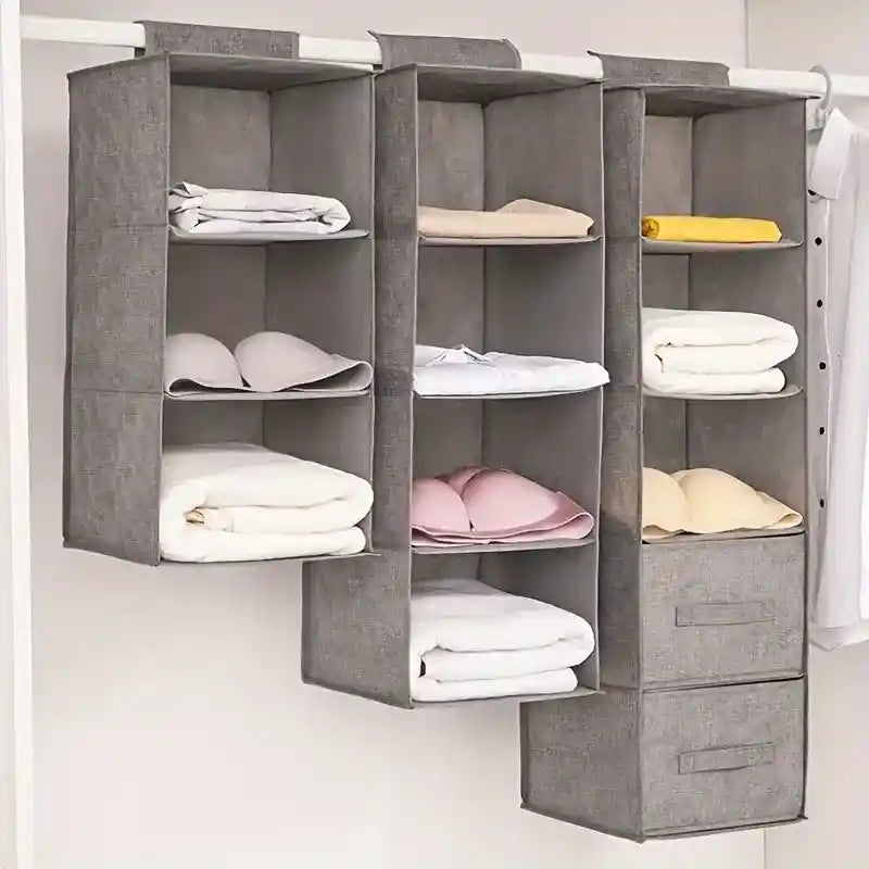 MaxMor™ Hanging Wardrobe MultiUse Organizer  (Pack of 8)