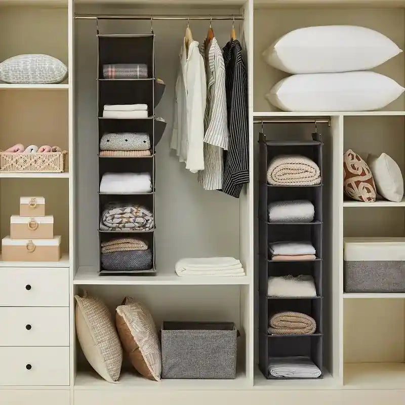 MaxMor™ Hanging Wardrobe MultiUse Organizer  (Pack of 8)