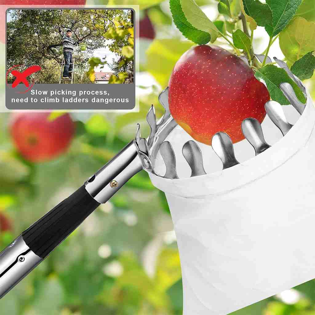 FruitPop™ 360 Fruit Picking Tool With Storage Bag