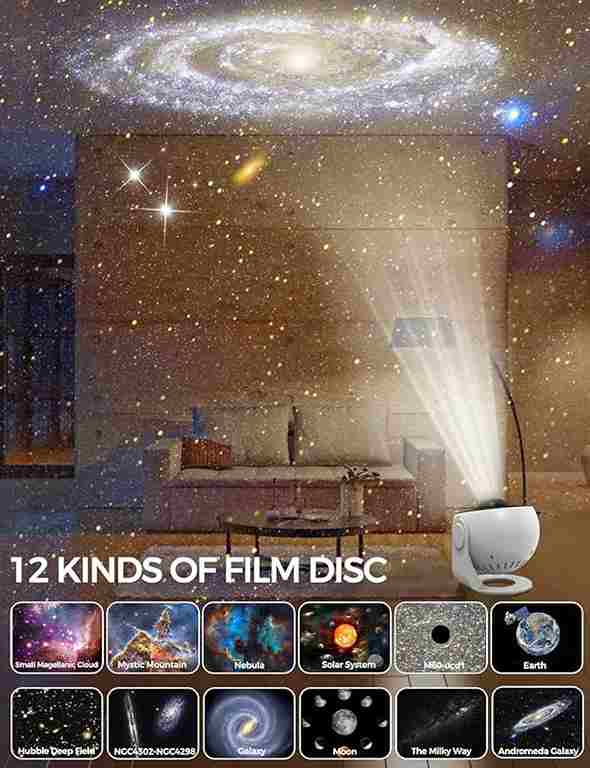 The Galaxy Glaze 360 Pojector - Theme Changing Rotating Projection