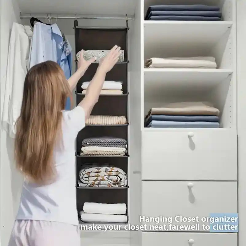 MaxMor™ Hanging Wardrobe MultiUse Organizer  (Pack of 8)