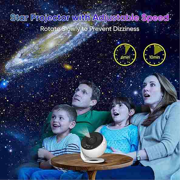 The Galaxy Glaze 360 Pojector - Theme Changing Rotating Projection