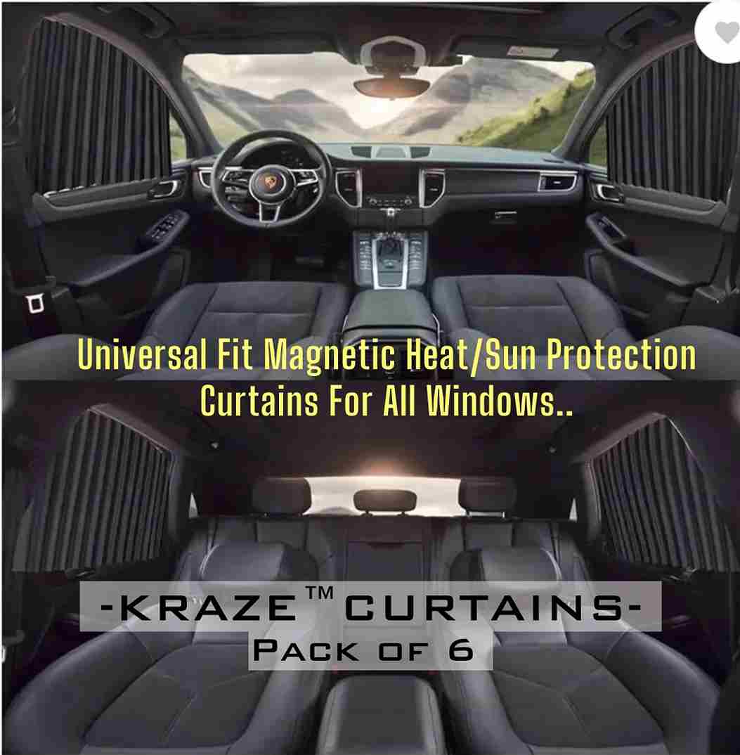 KRAZE™ Universal Fit Magnetic Heat & Sun Protection Curtains