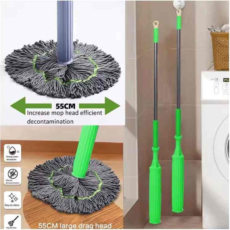 SuperMOP™ Bamboo Fiber & 360° Self Cleaning Dual Mop