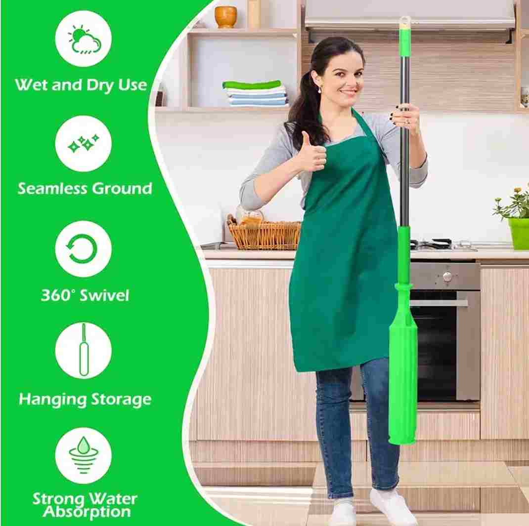 SuperMOP™ Bamboo Fiber & 360° Self Cleaning Dual Mop