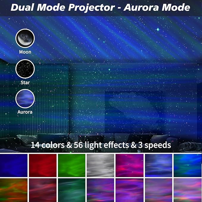 GalazyGazing 360 - Theme Changing Rotating Projection Lamp