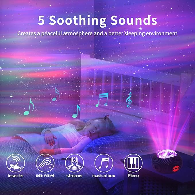 GalazyGazing 360 - Theme Changing Rotating Projection Lamp