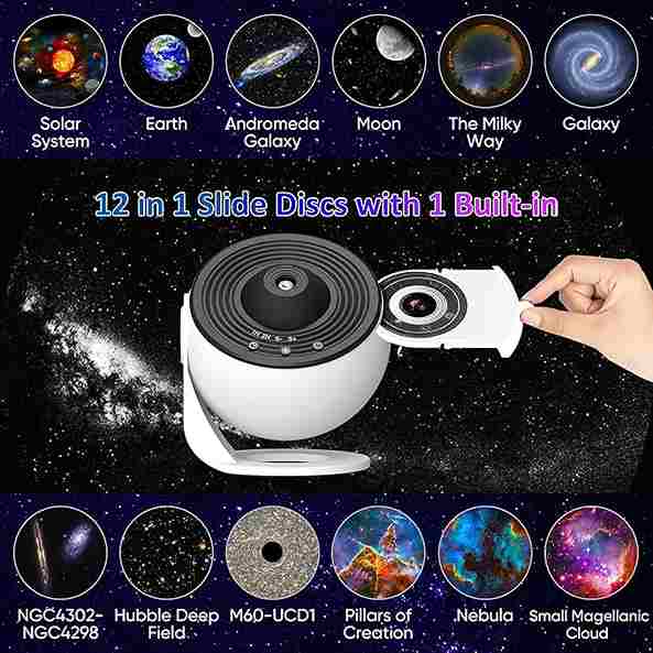 The Galaxy Glaze 360 Pojector - Theme Changing Rotating Projection