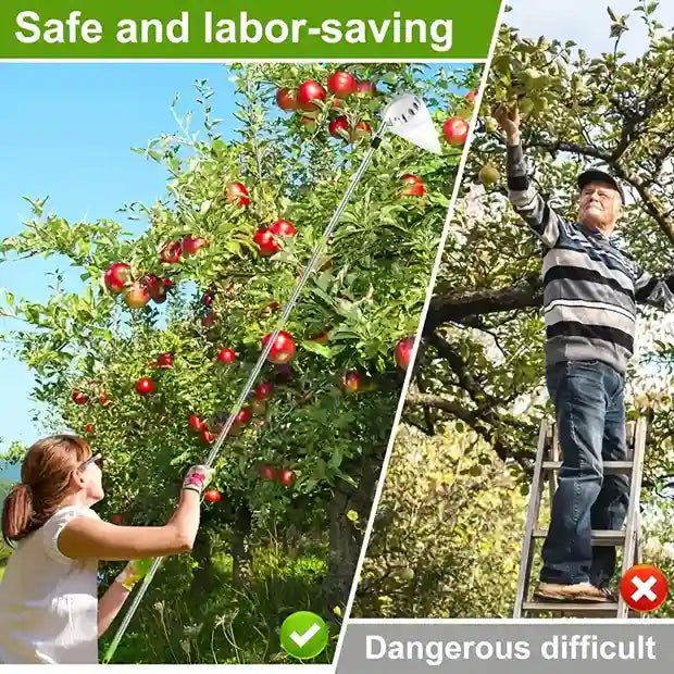 FruitPop™ 360 Fruit Picking Tool With Storage Bag