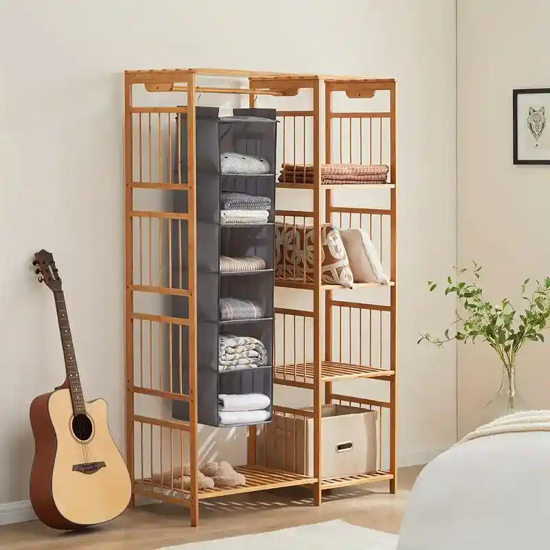 MaxMor™ Hanging Wardrobe MultiUse Organizer  (Pack of 8)