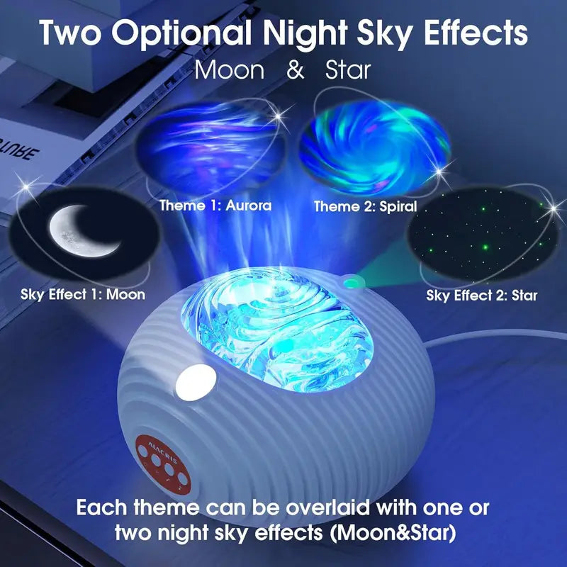 GalazyGazing 360 - Theme Changing Rotating Projection Lamp