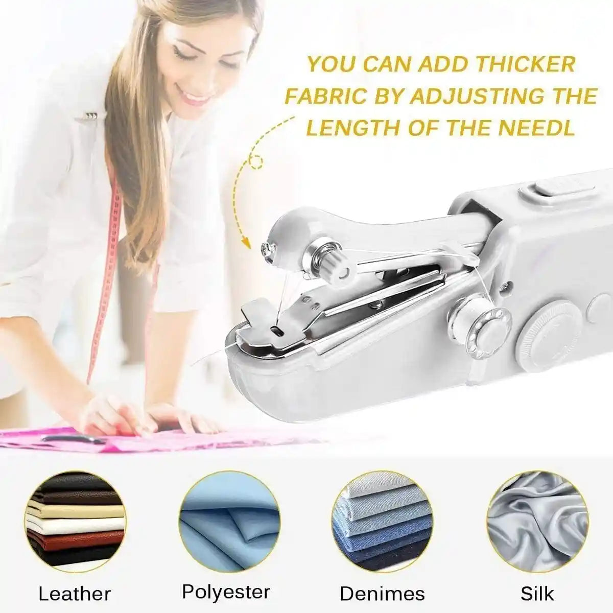 SwiftStitch™ Go Cordless Portable Mini Electric Sewing Machine
