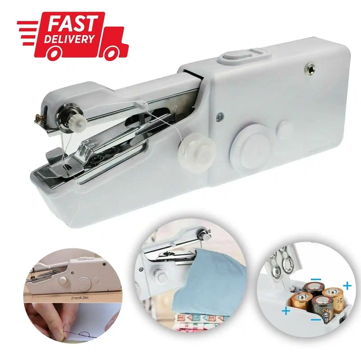 SwiftStitch™ Go Cordless Portable Mini Electric Sewing Machine