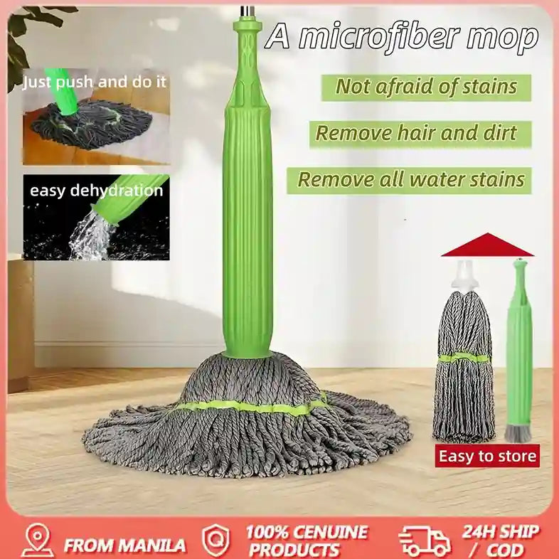 TwistMop™ Bamboo Fiber & 360° Self Cleaning Dual Mop